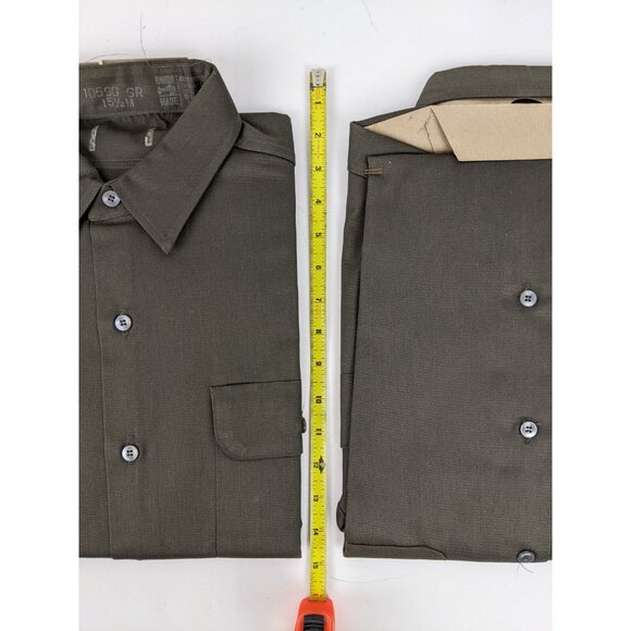 Vintage Dead Stock Union Made Fisher Scientific Button Down Shirt Mens Size 15.5 - Picture 9 of 10